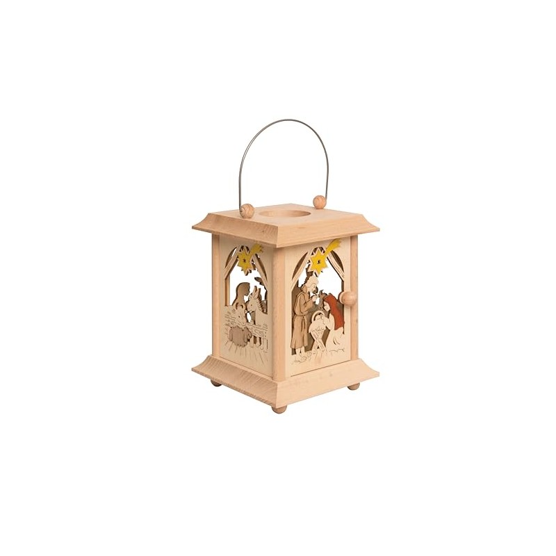 Drechslerei Kuhnert Table Lantern / Tea Light Holder – Motif: