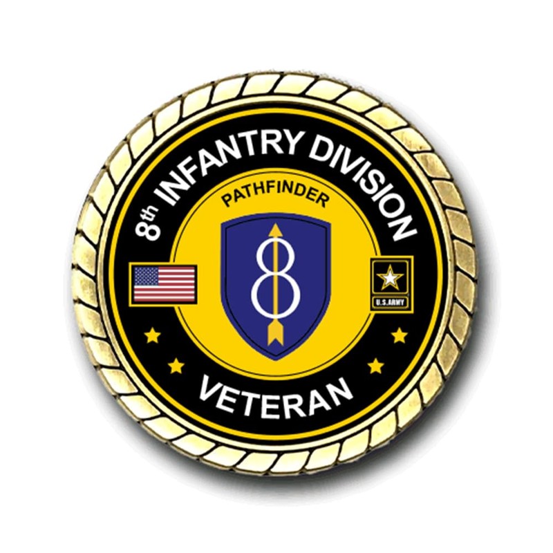 8th Infantry Division Veteran Challenge Coin