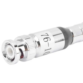 Telescopic FM Radio Antenna, Aluminum Alloy BNC Antenna 76-108MHz with Pre-Assembly Kit for Radio Equipment