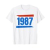 Birthday 1987 Vintage Tee Retro Style T-Shirt