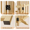 HACHIKITTY (6 Panel) Wooden Freestanding Dog Gates for The House,Dog