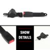 G-PLUS Universal 42" Retractable Golf Cart Seat Belts Kit with