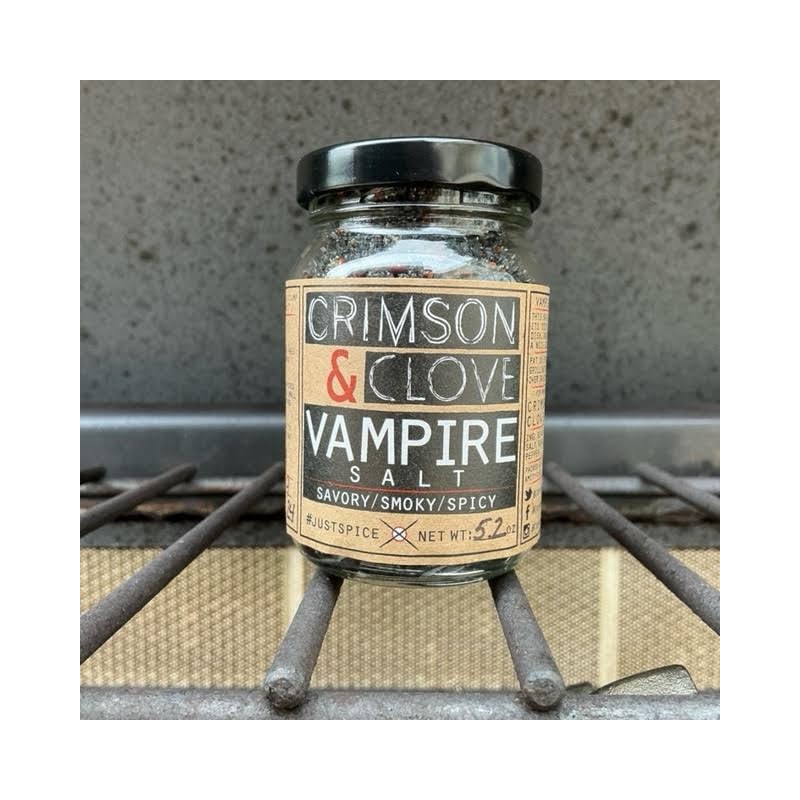Vampire Salt (Black Hawaiian Garlic Salt with Aleppo Pepper) by