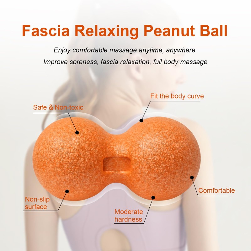 RYTMAT Fascia Duo Ball for Back Spine Shoulder Self Massage