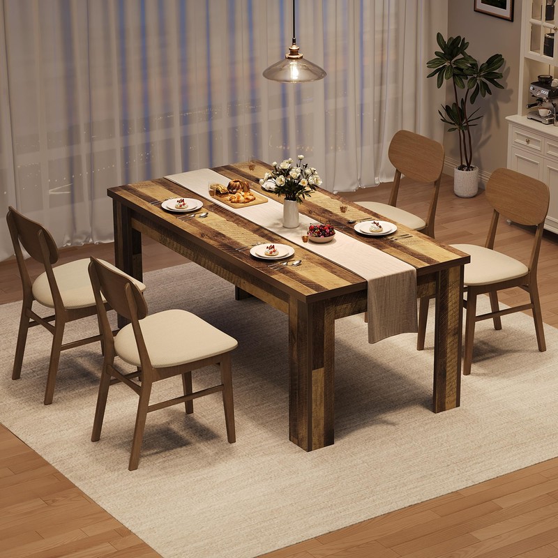 CABIHOME Dining Table for 4-6, Dining Tables, Dining Room Table