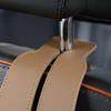 Jayanes Genuine Leather Car Purse Hook - Flexible Car Seat