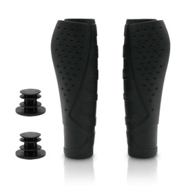 WUFGWBD 1 Pair Of Mountain Bike Handlebar Gloves, Bicycle Handlebar Covers, Straight Handlebar Covers, Universal Grip Covers, Threaded Anti-Slip Grip Covers, Cycling Accessories