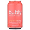 Bubly Sparkling Water, Grapefruit, 12 oz