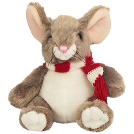 Merry Mouse 8-inch with Red and White Scarf