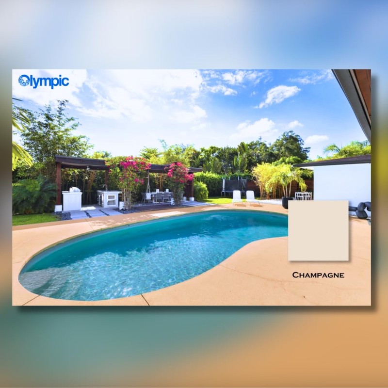 Olympic Patio Tones - Champagne - 1 Gallon - Non-slip