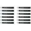 PENTEL FP10 Pack of 12 Sets of 4 Black Cartridges