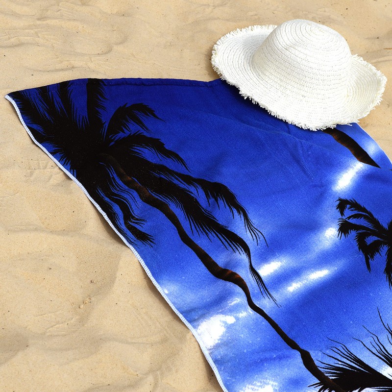 GEEZY Large Microfibre Beach Bath Towel Lightweight Sports Travel Gym