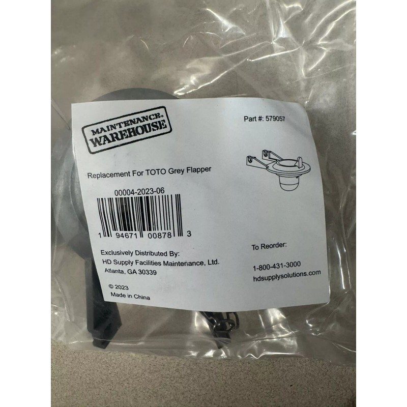 HD Lot of 2 Replacement For TOTO Grey Flapper