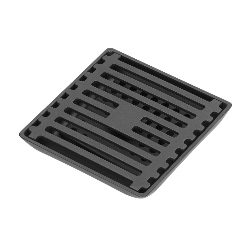 Floor Drain Stainless Steel Copper Gray Quadrangular Large Displacement Draining