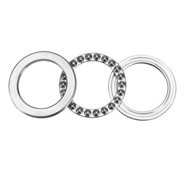 sourcing map 51110 Thrust Ball Bearing 50mm x 70mm x 14mm Chrome Steel ABEC3 Single Row Roller