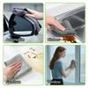 KyltoSynth Microfiber Cleaning Cloth, 3 Pcs Grey 11.4 inch x