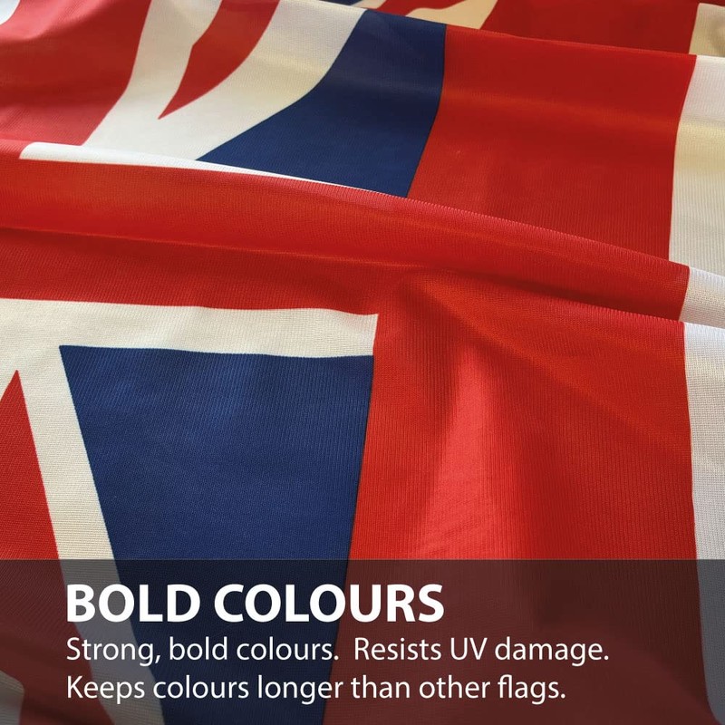 NWFlags Outdoor Heavy White Ensign Flag 5ft x 3ft 110d