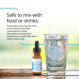 Waiora NCD2 Activated Liquid Zeolite Drops, Natural Body Cleanse and Immune System Support, Promotes pH Balance, Healthy Gut and Inflammatory Response, 100% Natural, Non-Toxic (1-Bottle / 90 serv.)