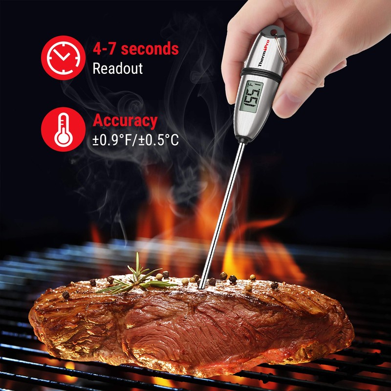 ThermoPro TP02S Digital Food Thermometer for Cooking Bread Baking Sourdough