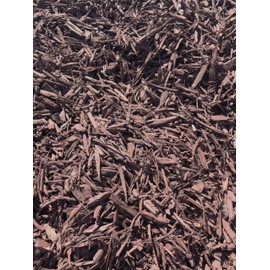 Mahogany Brown Wood Chip Mulch, 42 Quarts, Non-Toxic Dye, Pet Safe