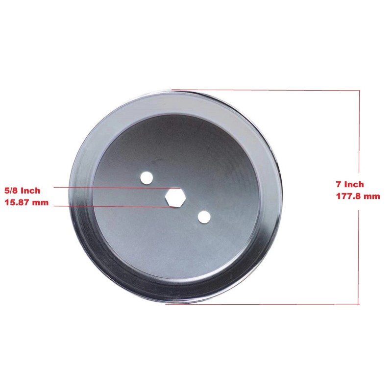 H&Hbros Complete 42" Spindle Pulley Belt Kit For John Deere