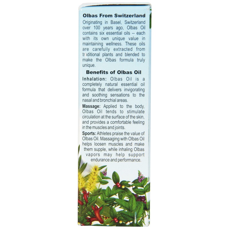 Olbas Oil Aromatherapy Inhalant and Aromatic Massage Oil, 0.95 Fl