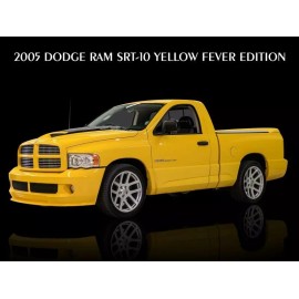 2005 Dodge Ram SRT-10 Yellow Fever Pickup Metal Sign: 12x16" & Free Shipping