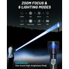 Amzyigou Powerful Flashlights 600000 High Lumens, 10000mAh Battery | 6