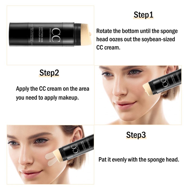 Boobeen Air Cushion CC Stick Moisturising CC Cream Concealer Full