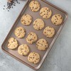 HAPPIELS 15x10 inches Non Toxic Non Stick Baking Sheet Set
