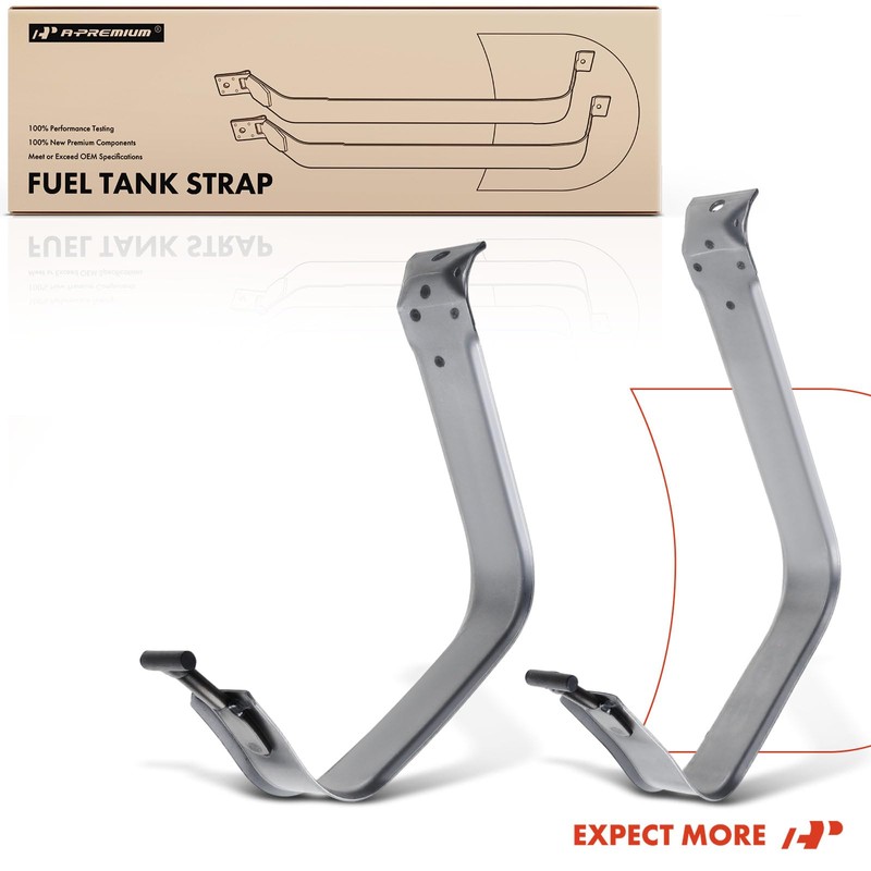 A-Premium Fuel Tank Straps Compatible with Ford Ranger 2004-2011 L4