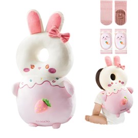 Baby Head Protector,Adjustable Baby Head Protection Backpack (Rabbit)