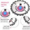 3 Pieces 5/8 Inch Wood Carving Chain Disc 4 Inch