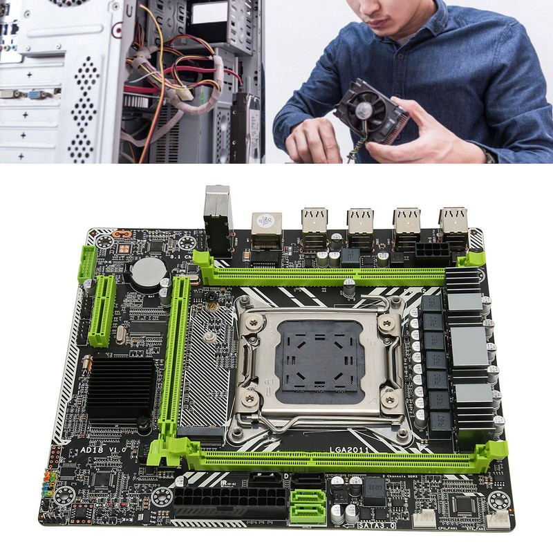 X79D 2.0 Computer Motherboard LGA2011 M.2 NVM Micro ATX Gaming