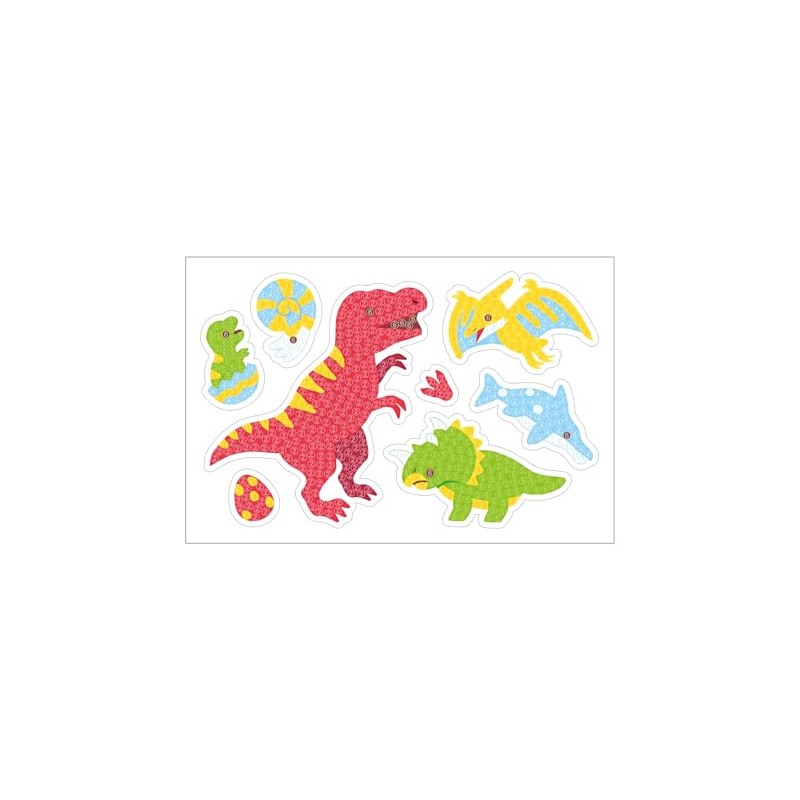 Coolia Craft Supplies Diamond Bead Sticker Dinosaur 06016
