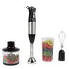 6-Speed Immersion Blender - 4-in-1 Hand Mixer with Whisk, Food