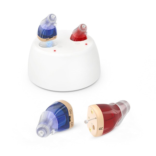 Hearing Aids for Seniors, Mini Rechargeable and Long Lasting Invisable