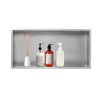 LINISHOP Bathroom Shower Shelf Stainless Steel Shower Storage Shelf Wall-Mounted
