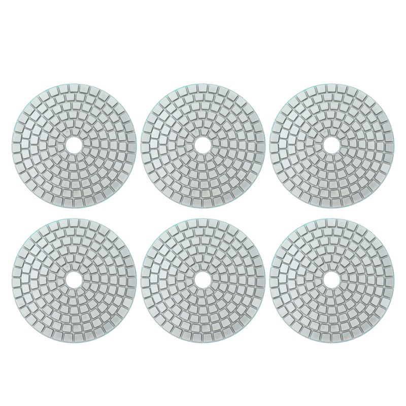 10Pcs 3in Diamond Wet Polishing Pad Soft Grinding Discs Polisher