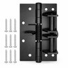 2-Pack 3-in-1 Stainless Steel Self-Closing Spring Door Hinges with 90°