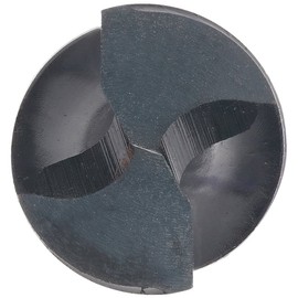 Chicago Latrobe 120X High-Speed Steel Extra-Long Length Drill Bit, Black Oxide Finish, Round Shank, 118 Degree Notched Point, 47/64" Size (Pack of 1)