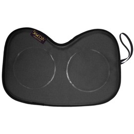 Skwoosh Dragon Boat AGP Gel Pad for Rowing, Sculling, Sweep, Concept2, Ergo Training, WaterRower | Made in USA (Black)