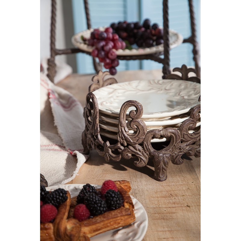 GG Collection Acanthus 8-inch Diameter Salad Plate Holder