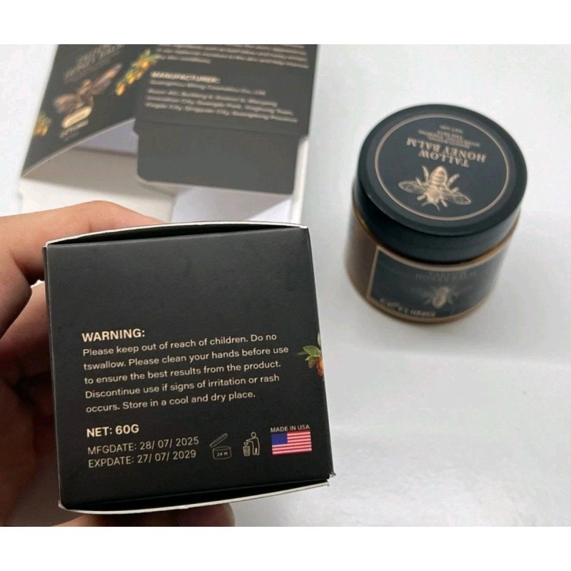 Marroomi Beef Tallow Balm with Raw Honey Exp 2029