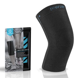 DOUFURT Knee Brace for Women & Men Knee Compression Sleeve Meniscus Tear, Patella Stabilizer knee support for knee Pain, ACL, MCL, Arthritis, Running