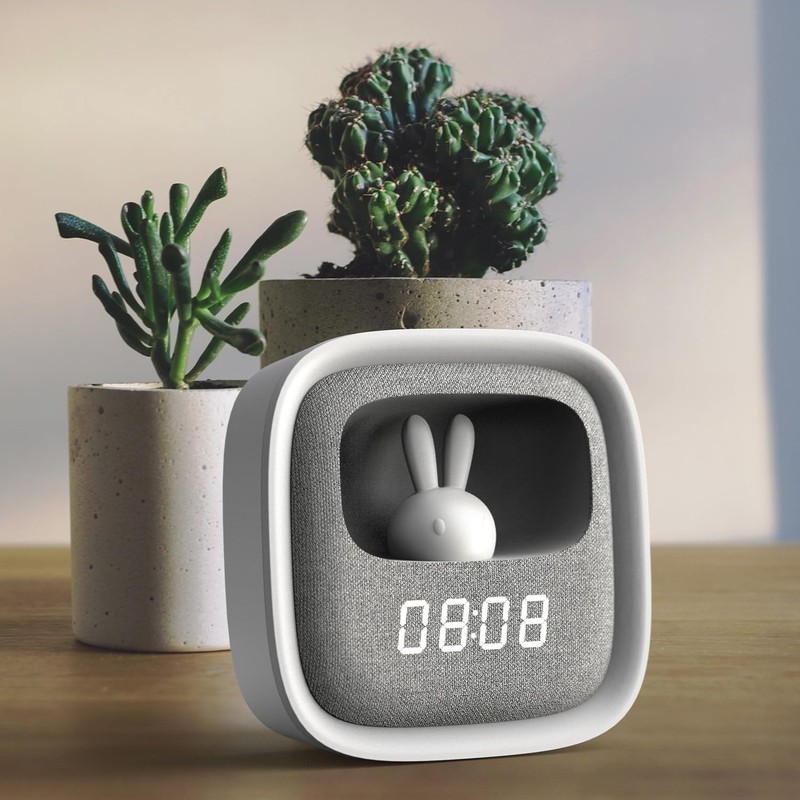 Pure FNL-06 Aurora LED Night Alarm Clock Square White Forever