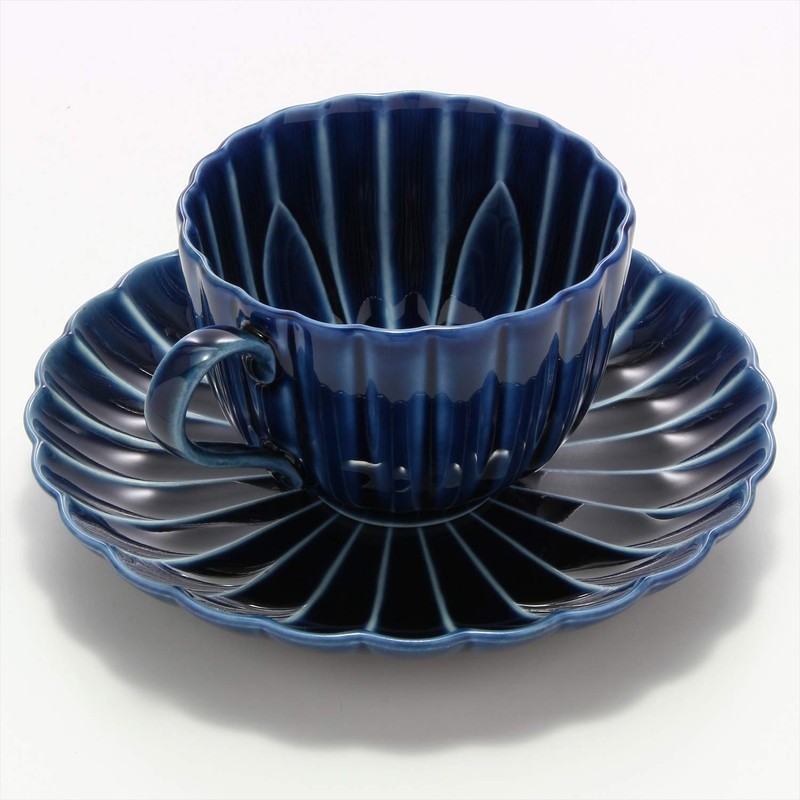 Utsuwa Roan Mino Pottery Kaneko-Kohei Giyaman Cup & Saucer with