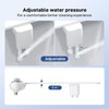 GAOMON Bidet Toilet Seat Attachment - Self-Cleaning, Dual Nozzle, Non-Electric