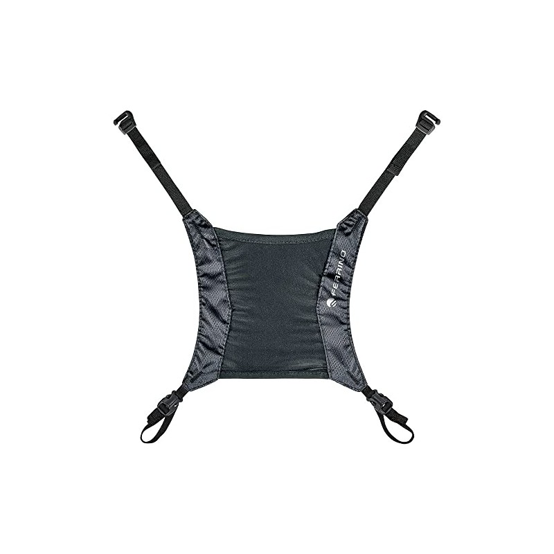 Ferrino Helmet Holder Helmet Holder for Backpack, Black, Única