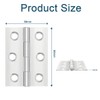 Pack of 4 Hinges Foldable 66 mm × 38 mm,